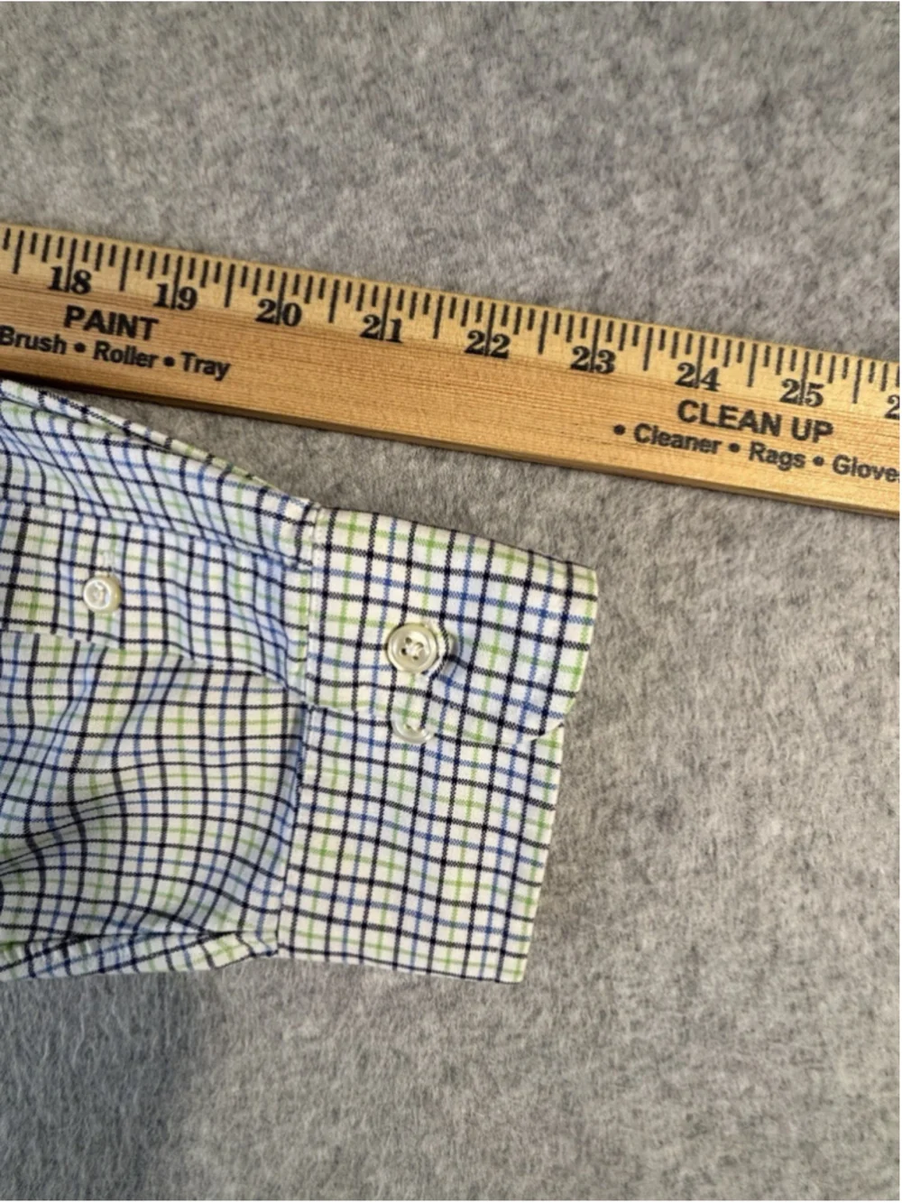 Polo Ralph Lauren Men’s L Classic Fit Blue Green Plaid Button Down Pony